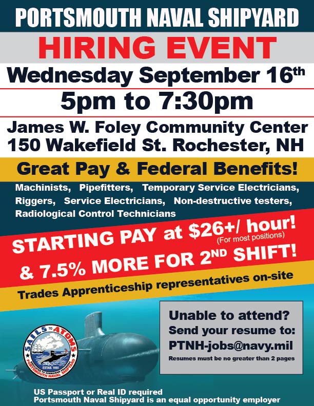September 16th Hiring Event